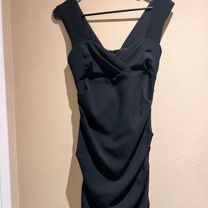 Nicole Miller Black Mini Dress